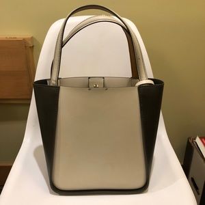 Zara Structured  Handbag Geometric Pattern